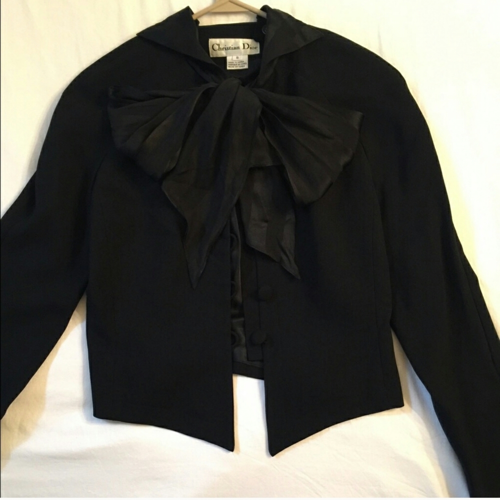 SOLD!!!!! Christian Dior Bow Jacket